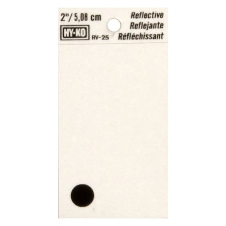 Hy-Ko 2In Reflective Period, 10PK B00401